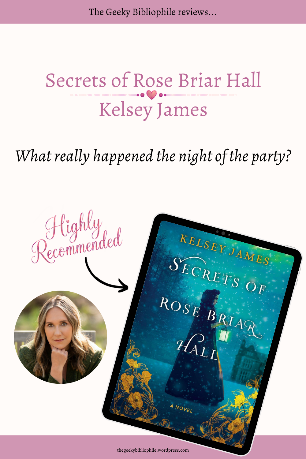 Segredos de Rose Briar Hall por Kelsey James - The Geeky Bibliophile